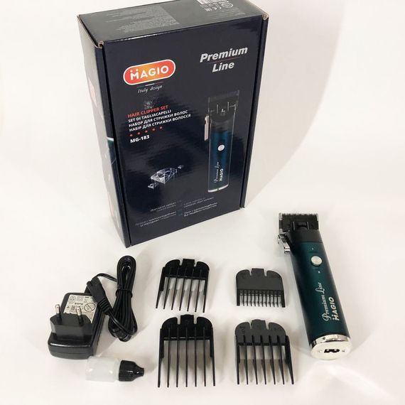 Машинка для стрижки чоловіча Magio МG-183 Бездротова машинка для стрижки дому KO-34 | Зображення 9