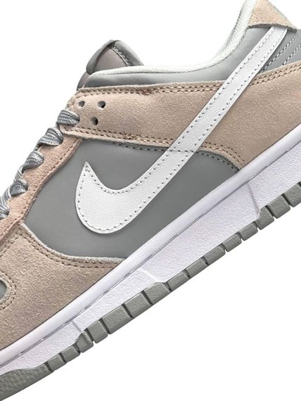 Женские кроссики SB Dunk Low PRM Grey Beige Suede , Вьетнам , весна/лето/осень | Зображення 5