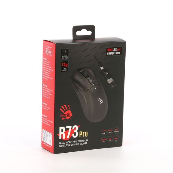 Миша ігрова бездротова Bloody R73 Pro (Black), чорна | Зображення 9