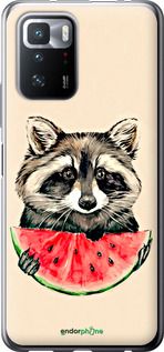 Чохол на Xiaomi Poco X3 GT Єнотик з кавуном "4605u-2511-2448"