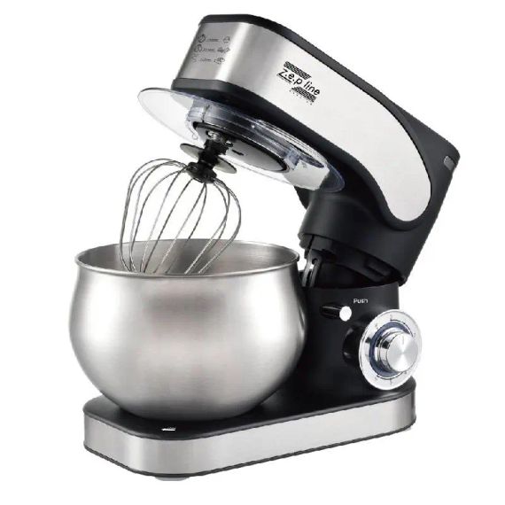 Кухонний тістоміс міксер 4в1 3500 Вт на 6 літрів Zepline з нержавіючої сталі ZP-136 | Зображення 5