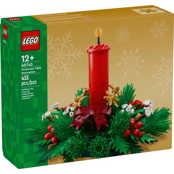 Конструктор LEGO Iconic Декор для різдвяного столу (40743)