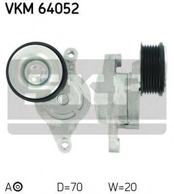 Роликовий модуль натягувача ременя MAZDA 3 (BM) 1.6 (вир-во SKF) SKF VKM64052 на MAZDA DEMIO (DE)