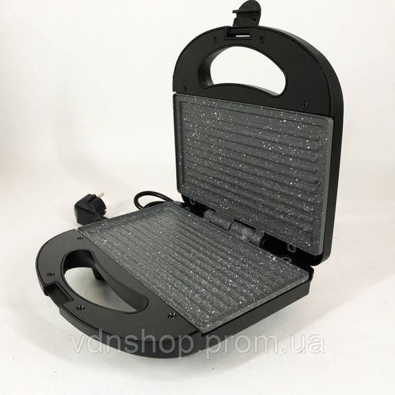 Прижимной гриль, Гриль электрический для дачи, Контактный гриль контактный двойной гладкий BR-15 | Зображення 6