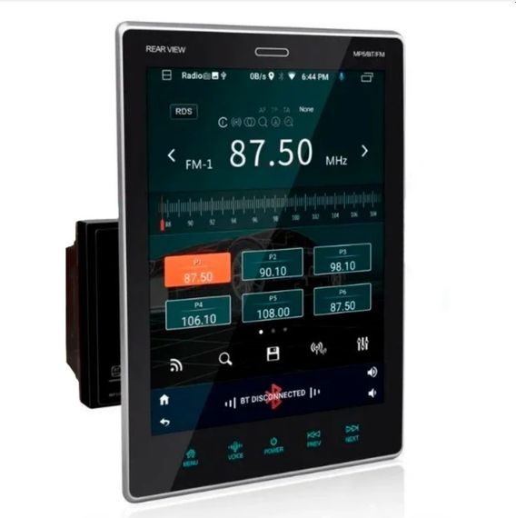 Автомагнітола 2 DIN CML PLAY PI-908 XPRO вертикальний екран 9.5 ANDROID 2/16Gb USB AUX BT чорний (42115-PI-908_4780) | Зображення 2