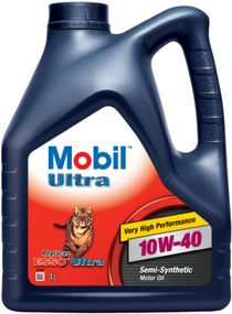 Моторна олива Mobil Ultra 10W-40 4л.