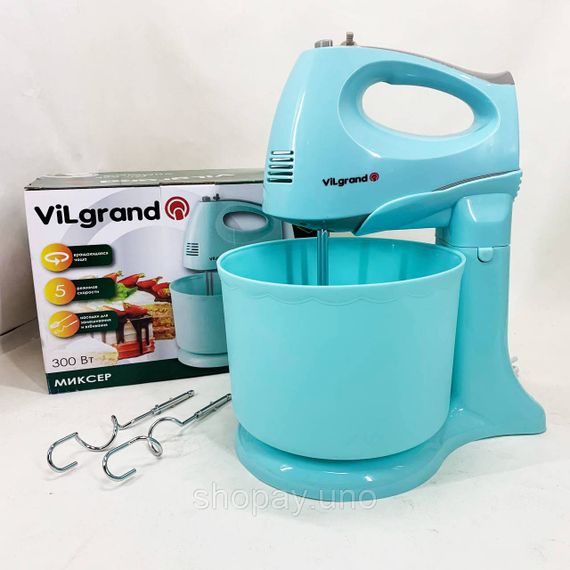 Миксер с подставкой для стационарного использования ViLgrand, Удобный миксер для кухни NX-65 | Зображення 5
