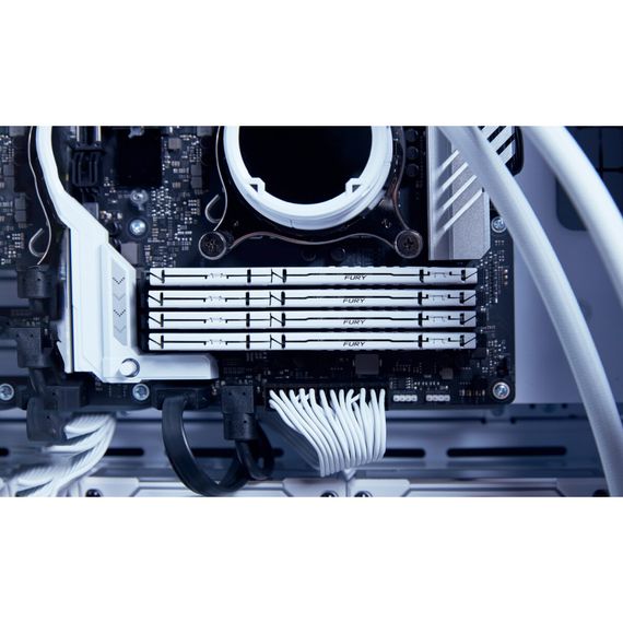Модуль памяти для компьютера DDR5 32GB 5200 MHz Beast EXPO White Kingston Fury (ex.HyperX) (KF552C36BWE-32) | Зображення 6