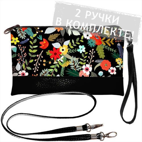 Клатч через плече 25x15 см (KL_GL_16A012_BL)