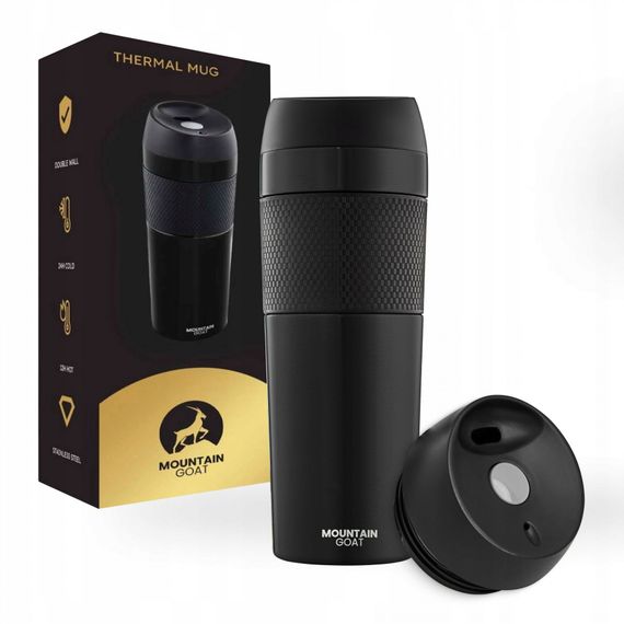 Термокухоль Mountain Goat Travel 0.4 л Black (P-5907739315694)