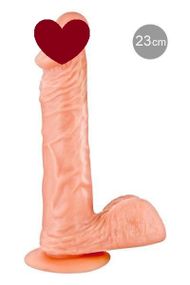 Фалоімітатор Real Body — Real Bruce Flesh, TPE, діаметр 4,2 см Sex Aura