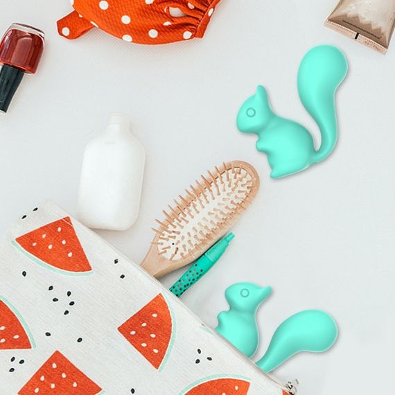 Міні-вібратор кліторальний Every Night Toys Debbie у формі білочки білий, 10 режимів вібрації Sex Aura | Зображення 3