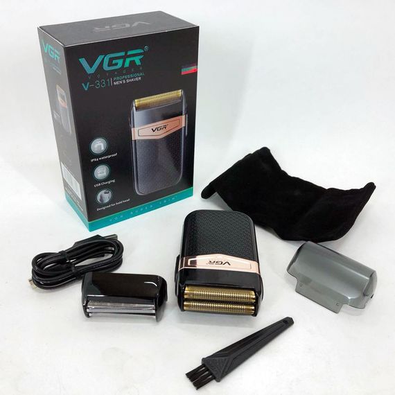 Портативна сіткова бритва VGR V-331, Бритва для вологого видалення волосся, UV-758 Портативне гоління | Зображення 2