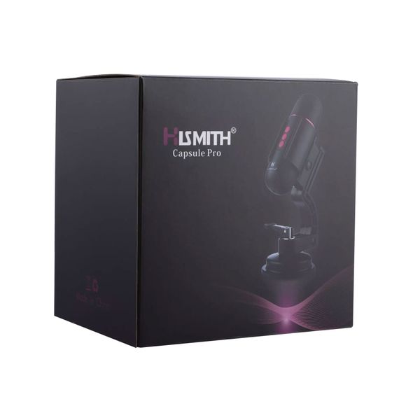 Мини секс-машина Hismith Mini Capsule Sex-Machine with Strong Suction Cup, мощная, перезаряжаемая | Зображення 7