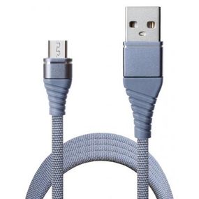 Дата кабель USB 2.0 AM to Micro 5P 1.2m 2A Grey Grand-X (NM012GR) (NM012GR)