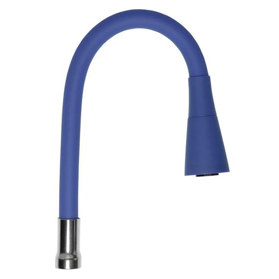 Излив для смесителя гибкий синий Zerix SPS-02 (ZX3044)