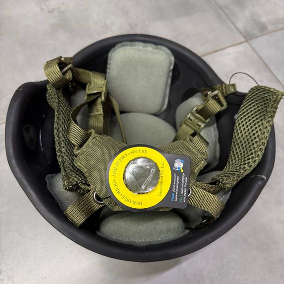 Шолом балістичний Арамід Чорний ACH PTH-IIIA, M (56) з кріпленням Wendy, Вживаний | Зображення 7