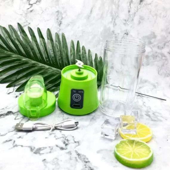 Фитнес-блендер Smart Juice Cup Fruits Портативный миксер, шейкер с USB-зарядкой | Зображення 4