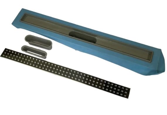 Душовий канал з горизонтальним фланцем Maxiflow Standart Line 60 см решітка Квадрат 4022.TY050K.060.1 | Зображення 4