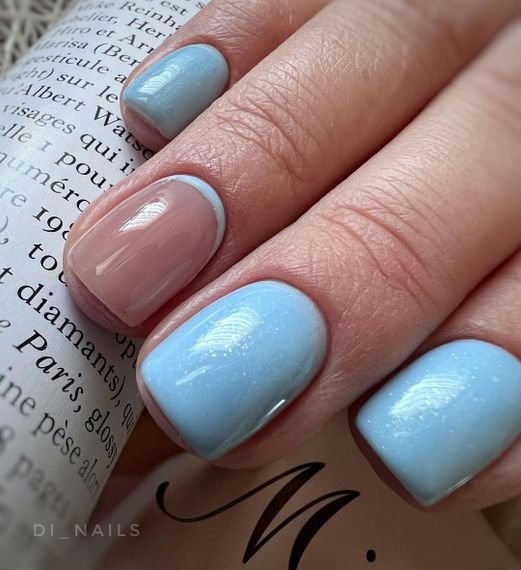 Гель-лак Moon Full Summer №630 ніжно-блакитний 8мл