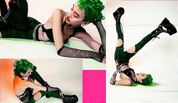 Рукавички в сітку із стразами One SIze Fishnet Arm Warmers Gloves від Leg Avenue Rhinestone, чорні | Зображення 2