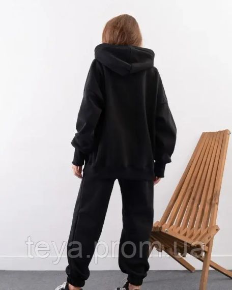 Спортивний костюм для жінок чорний розміри S, M, XXL, 3XL, L, XL FI_009094 | Зображення 2