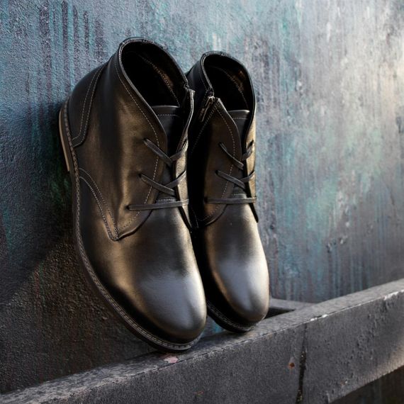 Класичні черевики чоловічі Berg чорні 46 47 48 49 розмір | Зображення 2