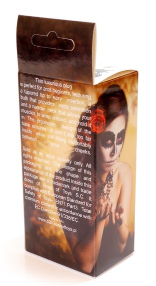 Анальная пробка Boss Series - Jewellery Silver PLUG Black S, BS6400013 sexstyle | Зображення 7