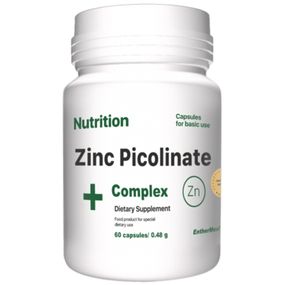 Микроэлемент Цинк EntherMeal Zinc Picolinate + Complex 60 Caps