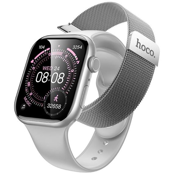 Смарт-часы Hoco Y42 Smart sports watch (call version) Silver
