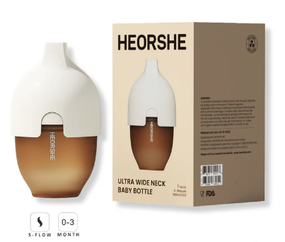 Пляшечка для годування HEORSHE 160 мл Біла