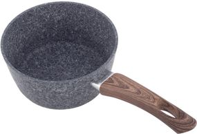 Ківш Kamille Grey Marble Ø16см індукційний з антипригарним покриттям
