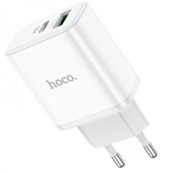 МЗП Hoco C105A Stage PD20W+QC3.0 (1USB-A/1C) White | Зображення 3
