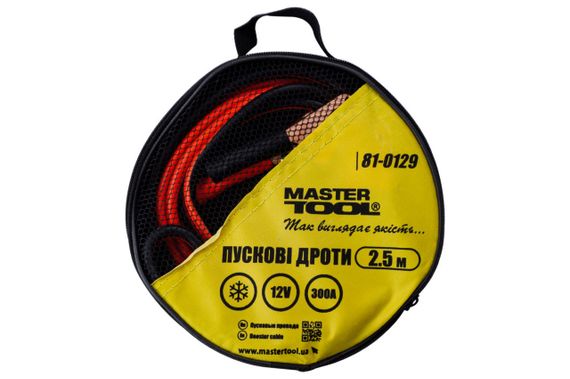 Провода пусковые Mastertool - 300 A x 3 м (81-0123) | Зображення 3
