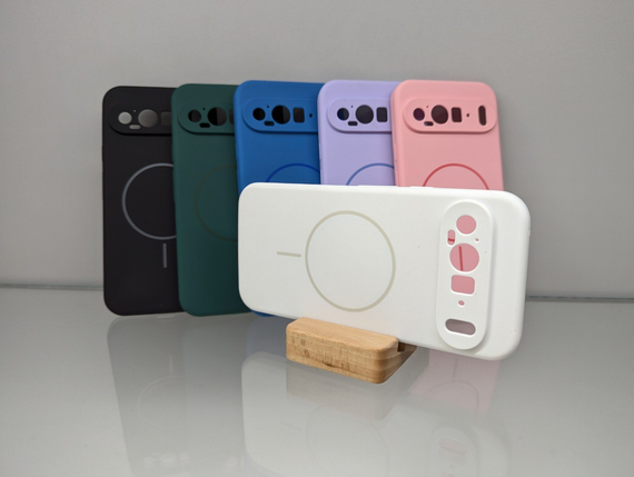 Google Pixel 9 Pro XL MagSafe Протиударный чохол Софт Тач чохол білий