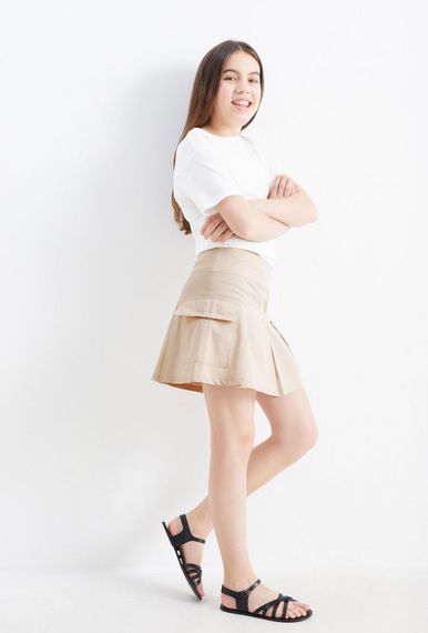 Підліткова спідниця для дівчинки C&A 146 см Бежева (260314141D) | Зображення 3