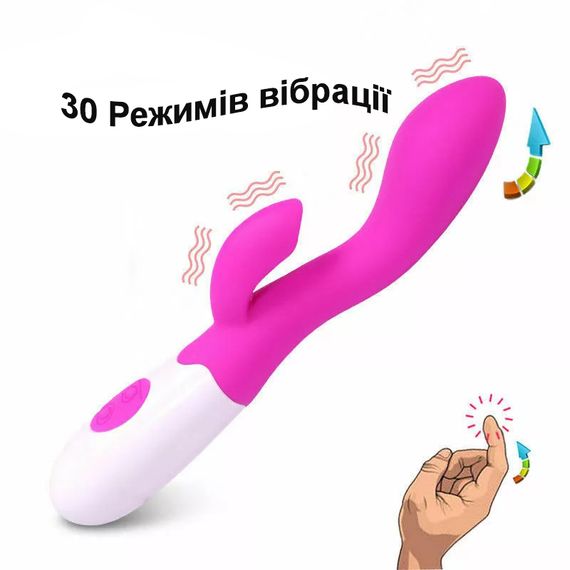 Вібратор для подвійної стимуляції (фіолетовий, AAA) | Зображення 6