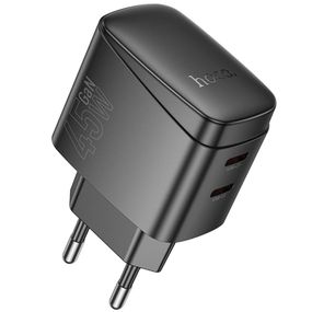 МЗП Hoco CS62A Bright PD45W (2USB-C) Black