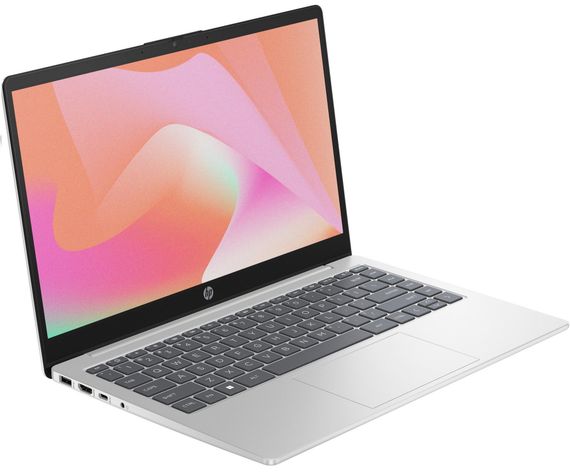 Ноутбук HP  14-ep1020ua 14' FHD IPS AG, Intel 3-100U, 16GB, F512GB, UMA, DOS, сріблястий (B23CCEA) | Зображення 1