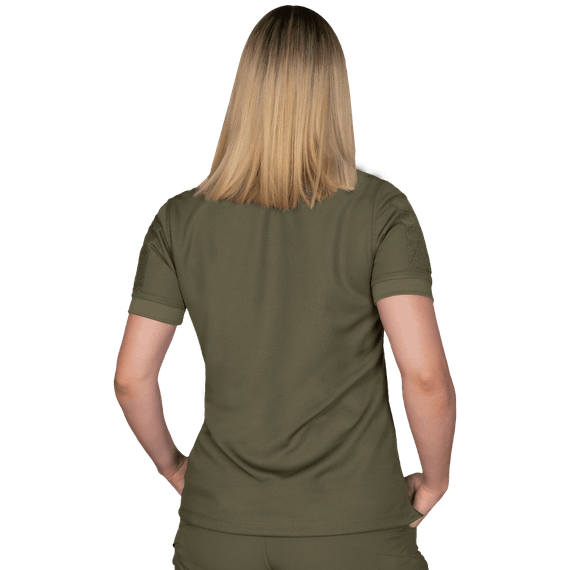 Жіноче поло CM Pani Army ID Олива (7161), XL | Зображення 2