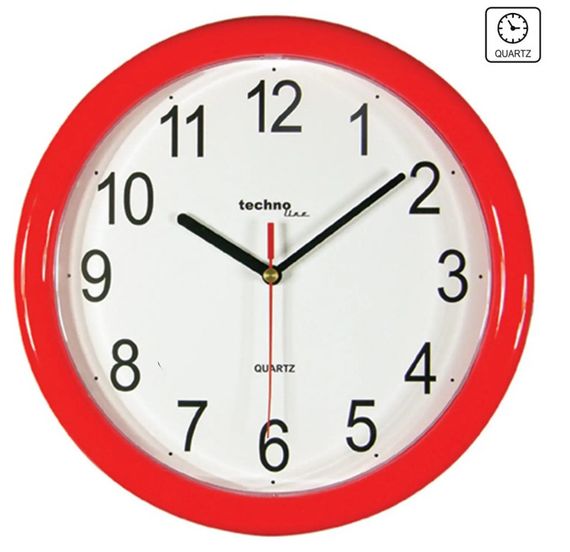 Годинник настінний Technoline WT600 Red (WT600 rot) (DAS301792) | Зображення 1