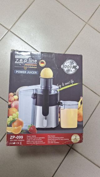 ОЧЕНКА! Соковичав електричне з потужністю 3000 Вт Zepline ZP-099 (Плохе паковання 3053) | Зображення 1
