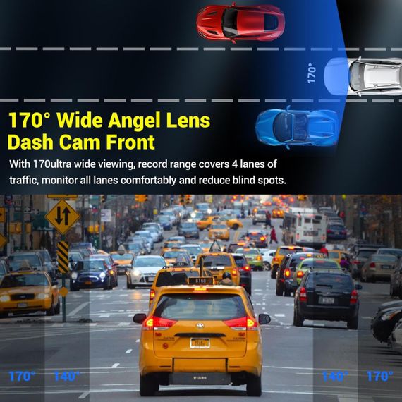 Автомобільний відеореєстратор 1080P FHD із картою пам’яті 32 ГБ — DVR-камера з нічним баченням і широким оглядом | Зображення 2