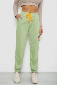 Спортивні штани жіночі, колір фісташковий, 238RJH016