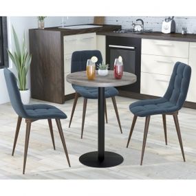 Стол обеденный Loft Design BS-450 круглый BS-450 дуб палена