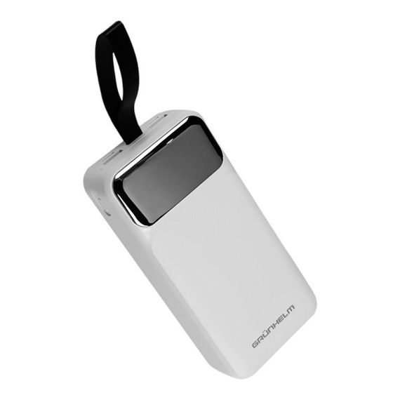 Power Bank - Портативна батарея 30.000 mAh. білий - GP-30WQC. швидка зарядка 22.5W GRUNHELM | Зображення 3
