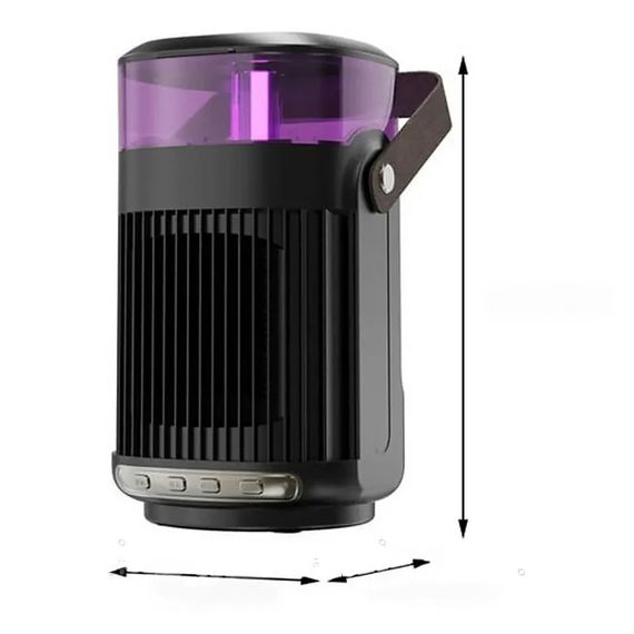 Портативний обігрівач із зволожувачем повітря 2в1 800Вт XPRO Heating Humidifier (234573977_567) | Зображення 6