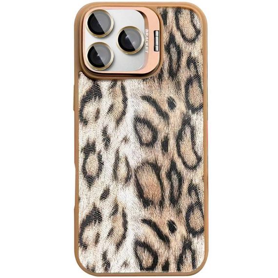 Чохол TPU+PC Wild Leopard with MagSafe and Lens для Apple iPhone 15 Pro (6.1") Brown | Зображення 3