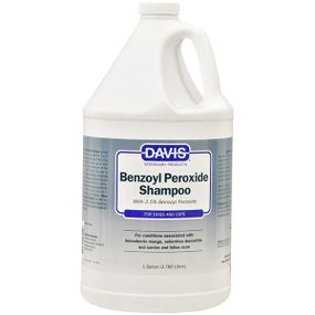 Шампунь для лечения дерматитов, демодекоза, акне у собак и кошек Davis Benzoyl Peroxide Shampoo 3.79 л