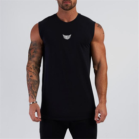Компрессионная майка Muscleguys Casual для занятий спортом Черный XL